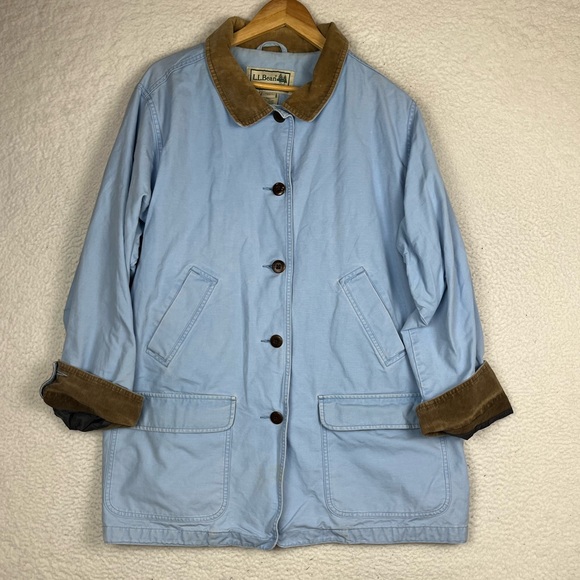 L.L. Bean Jackets & Blazers - LL Bean blue chore jacket
